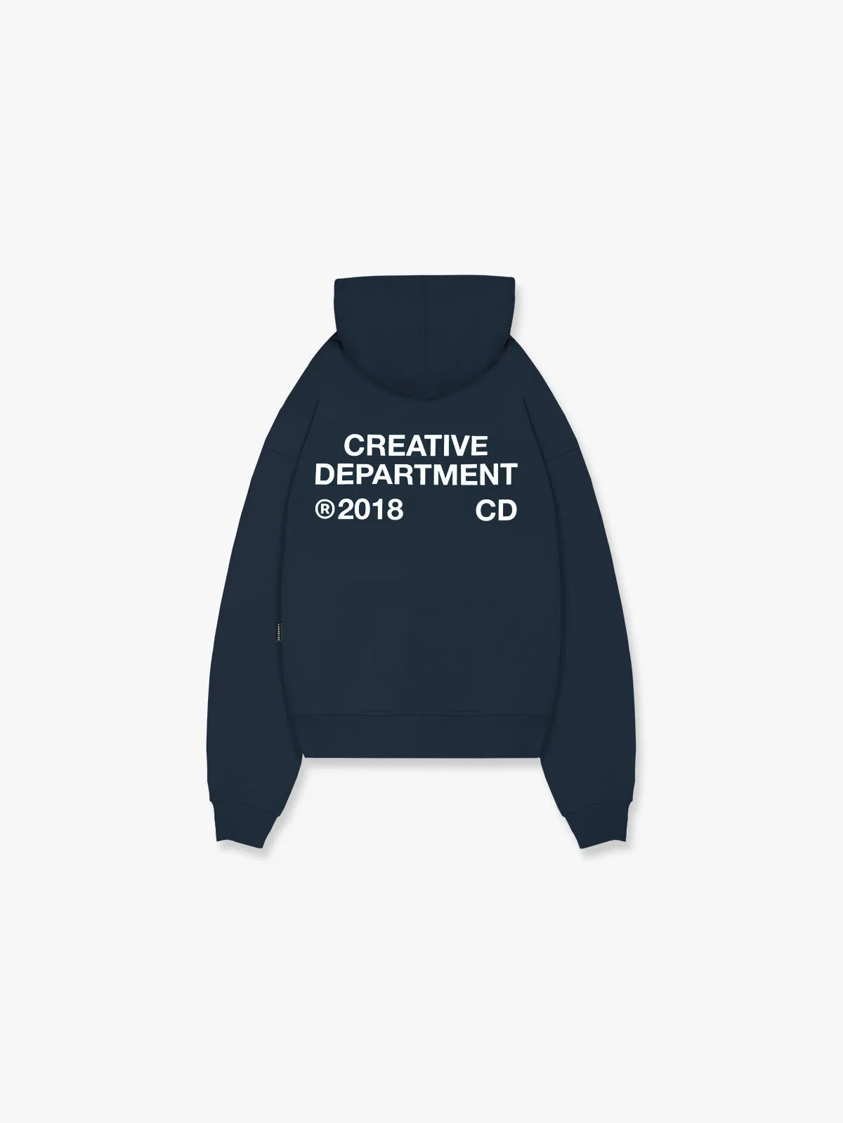 ZIP HOODIE CREATIVE DEPT - NAVY