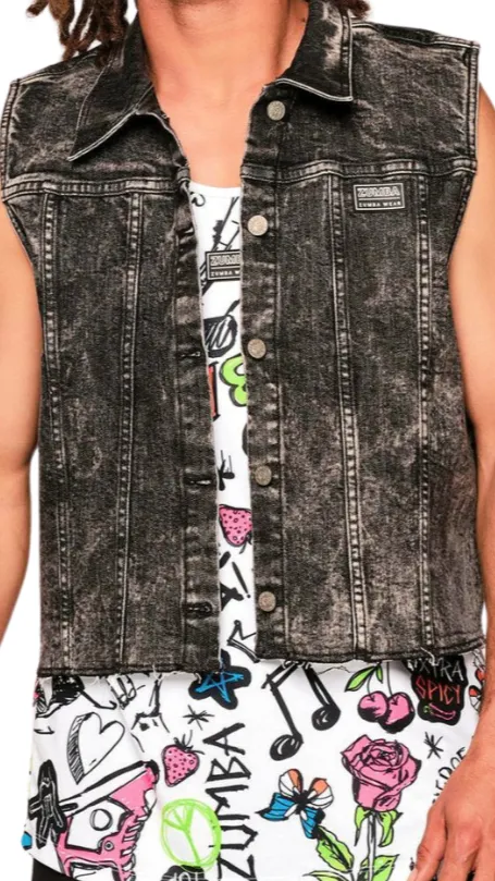 Zumba Fired Up Denim Vest (Special Order)